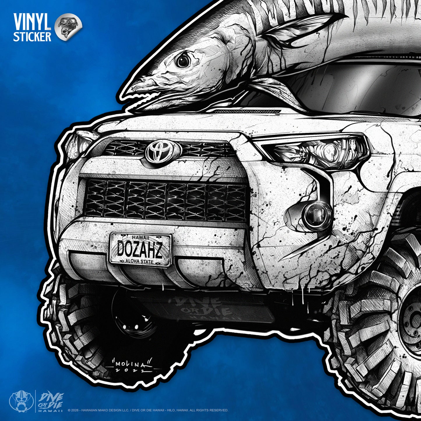 "4RUNNER ONO" - Vinyl Sticker