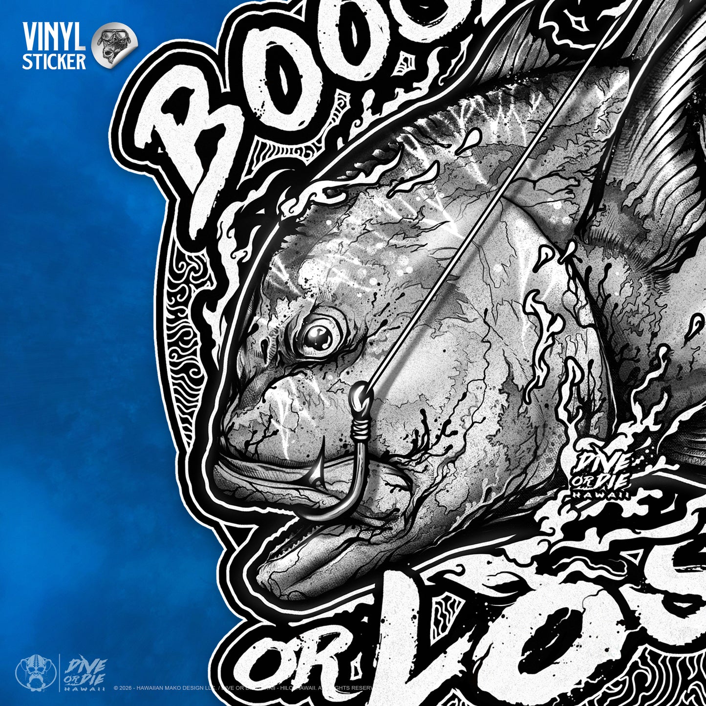 "BOOST'UM" - Vinyl Sticker