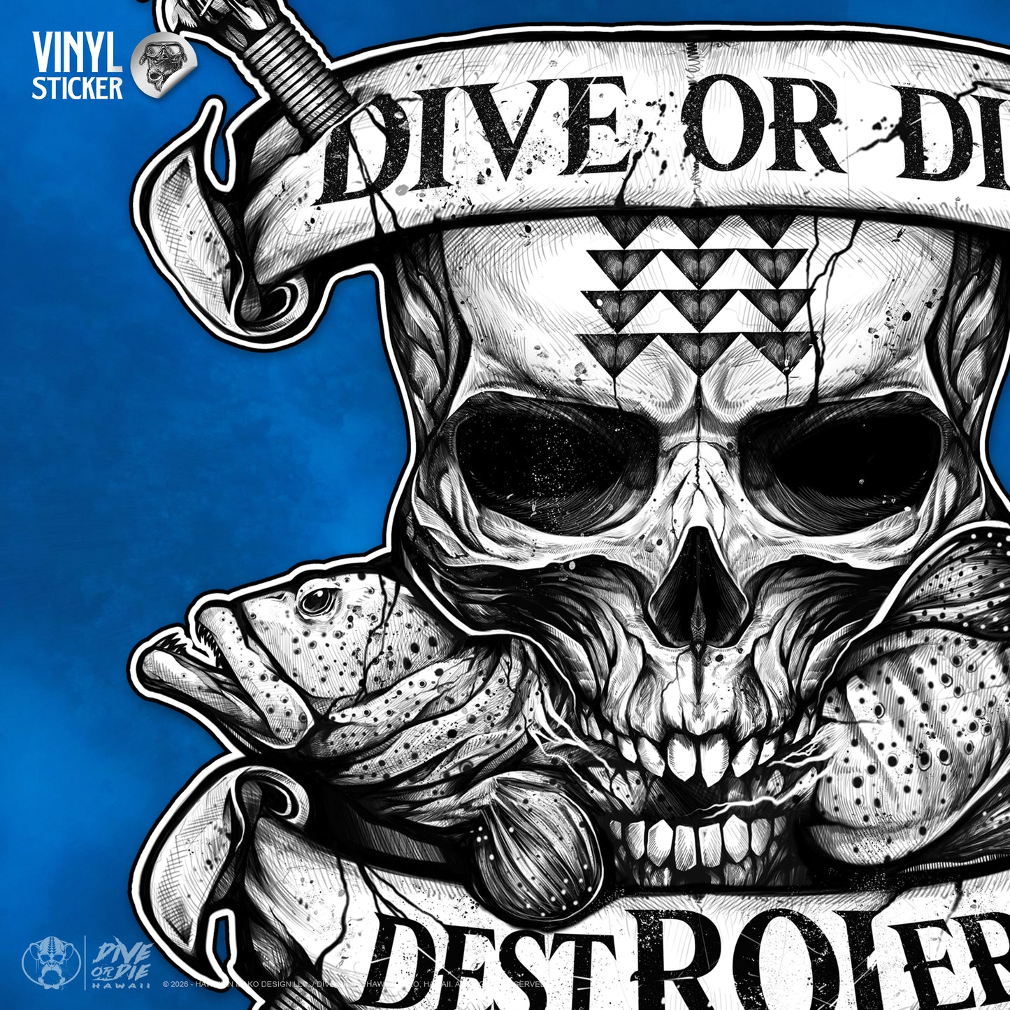 DEST-"ROI"-ER- Vinyl Sticker 