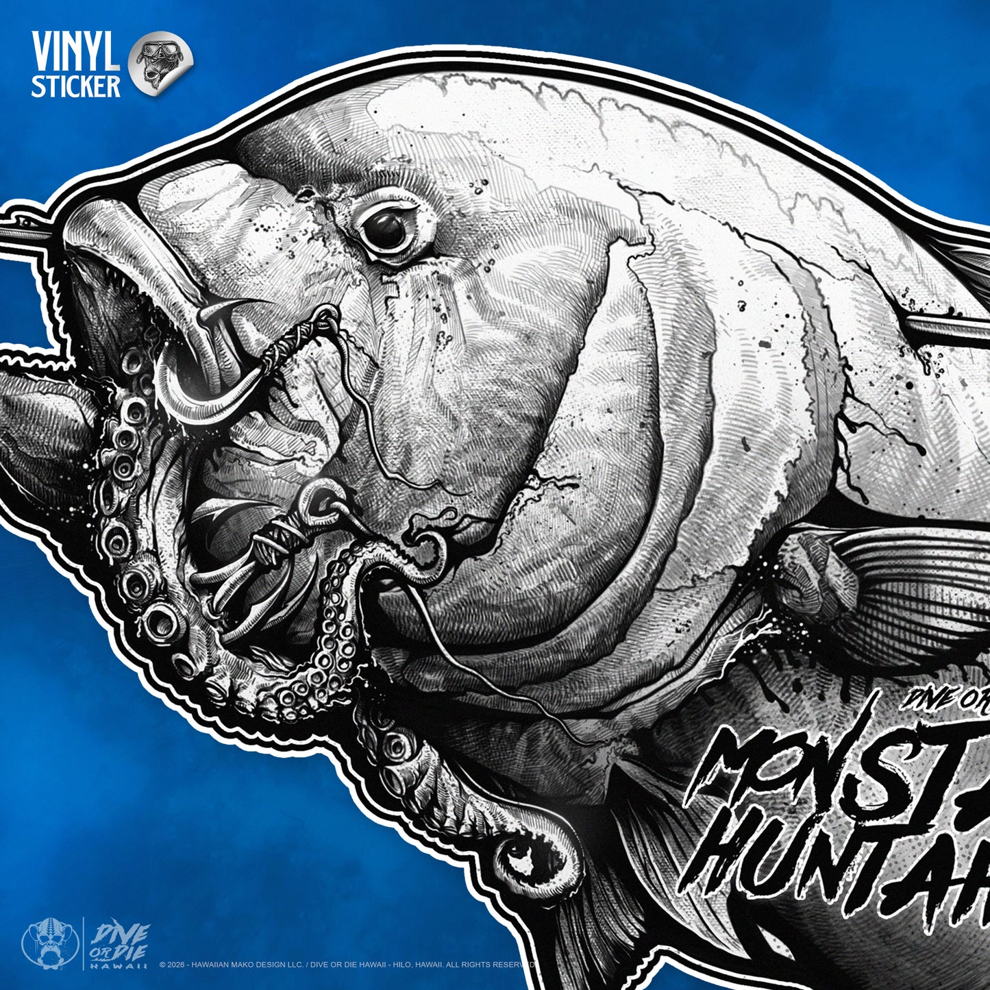 MONSTAH HUNTAH - Vinyl Sticker