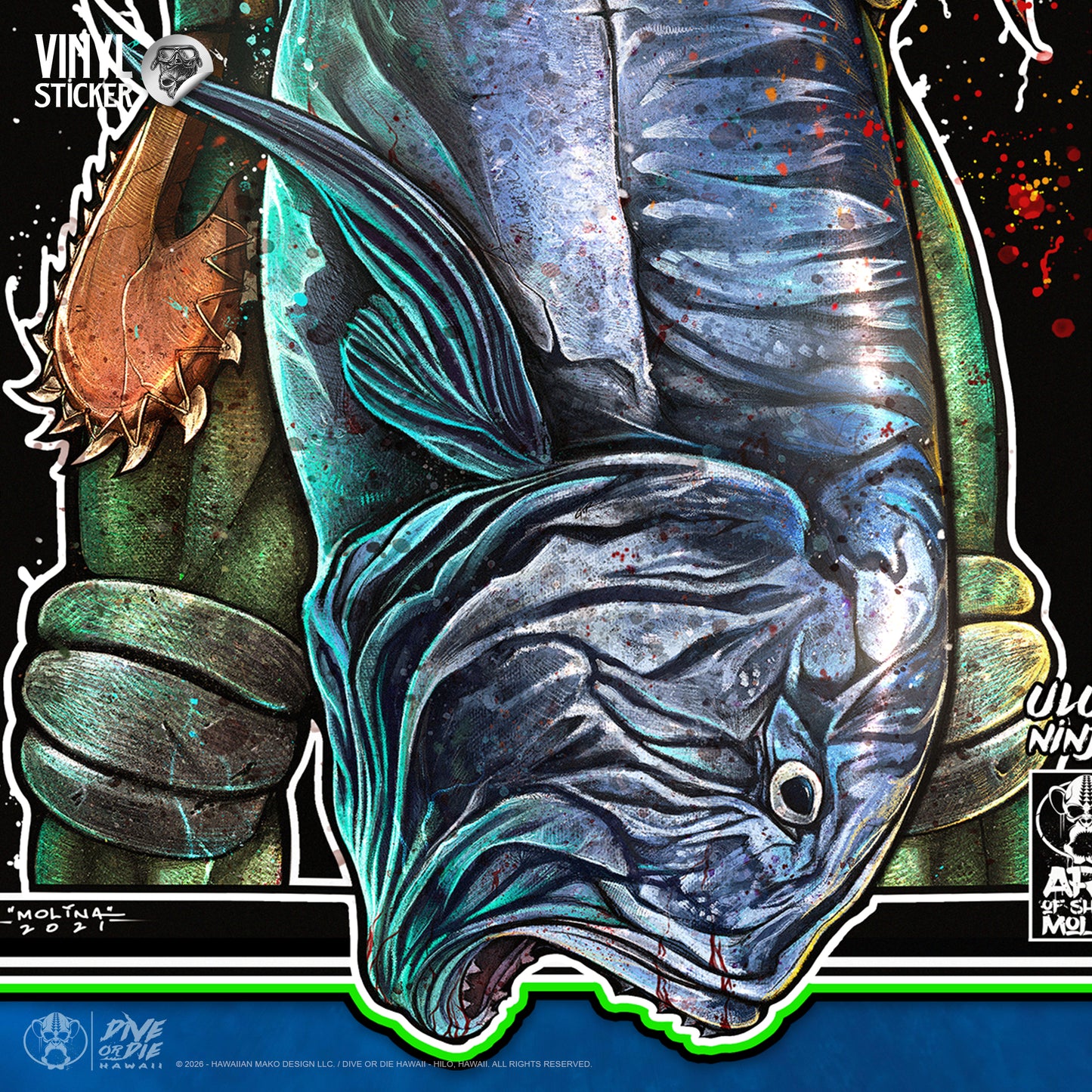 ULUA NINJAH - Vinyl Sticker