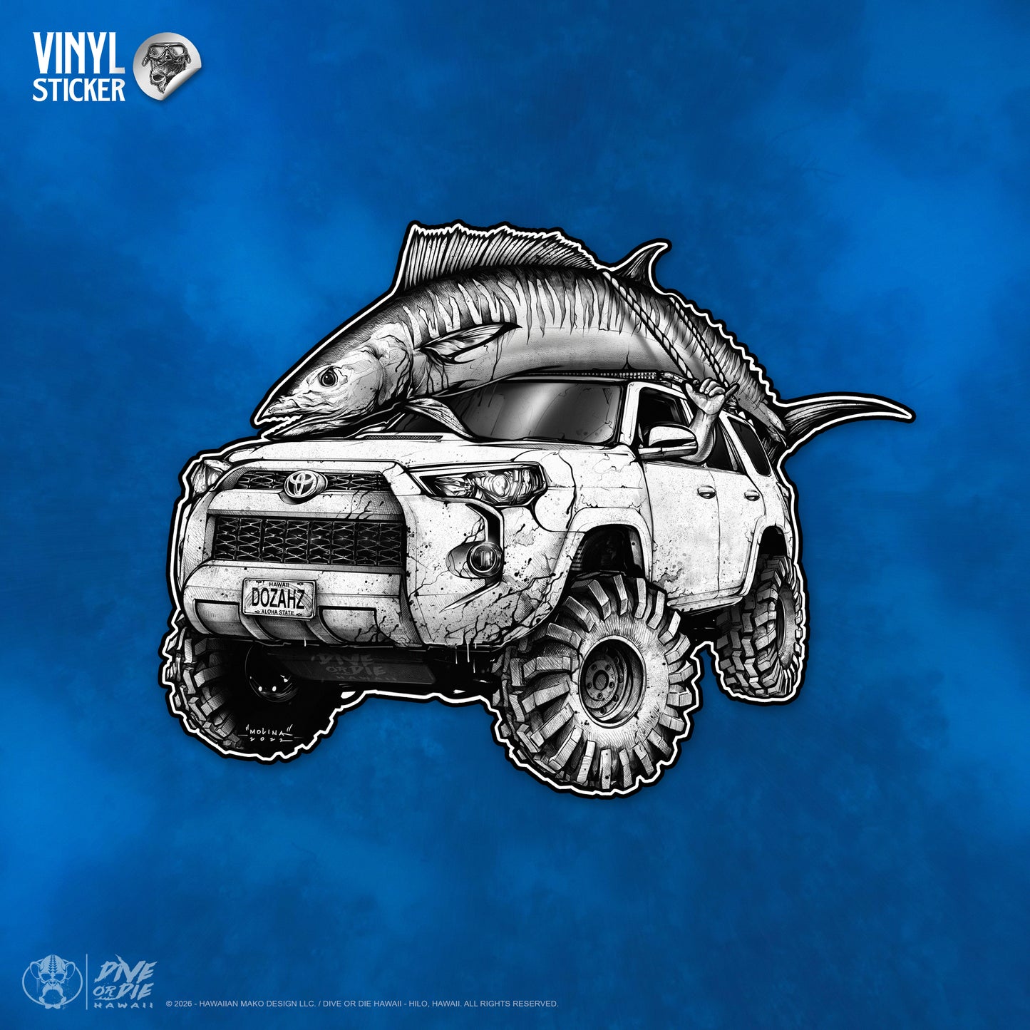 "4RUNNER ONO" - Vinyl Sticker