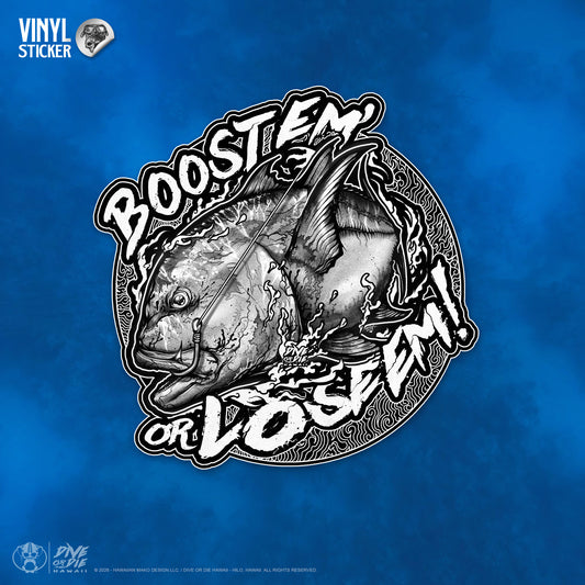 "BOOST'UM" - Vinyl Sticker