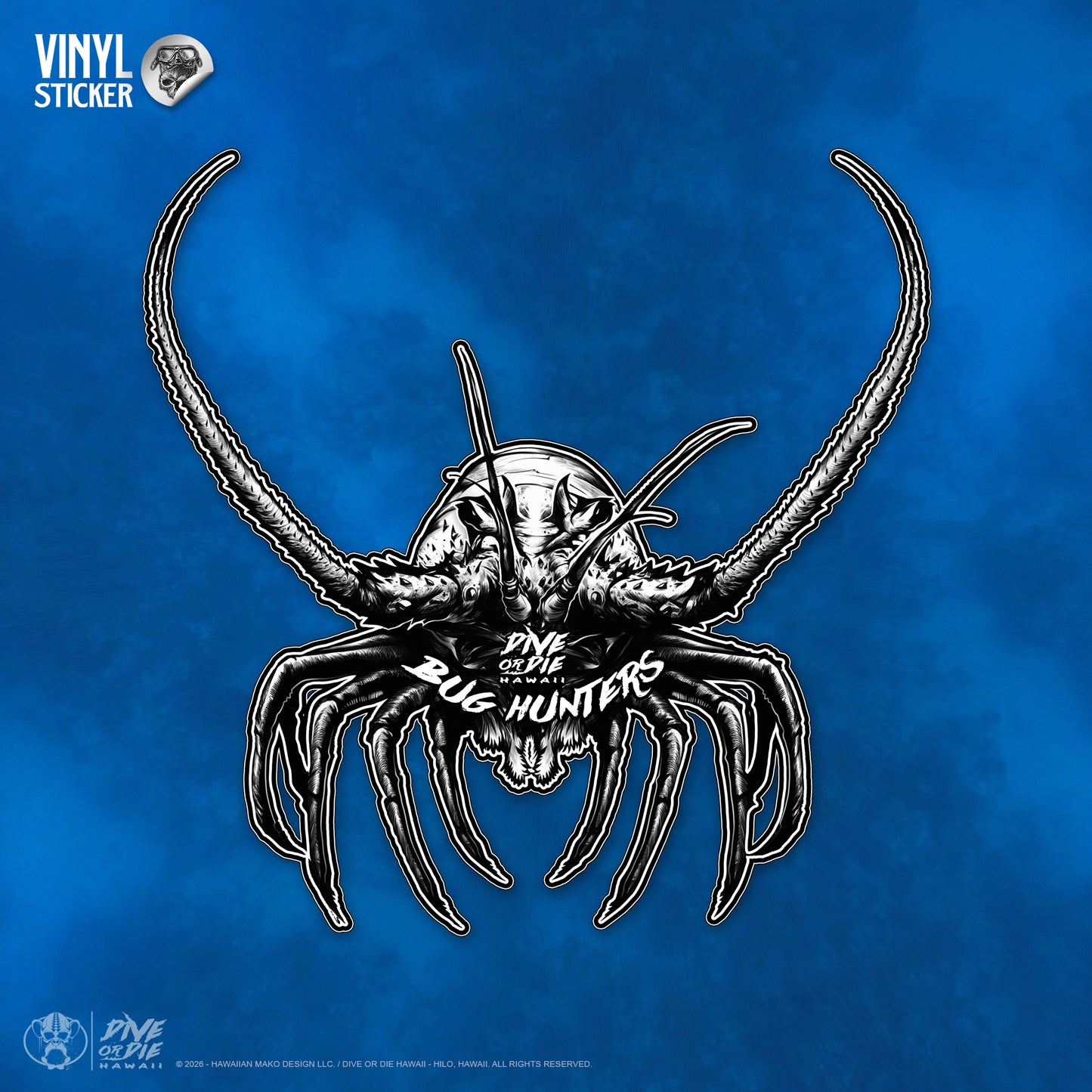 "BUG HUNTERS" - Vinyl Sticker