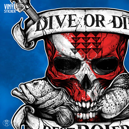 DEST-"ROI"-ER- Vinyl Sticker (Diver)