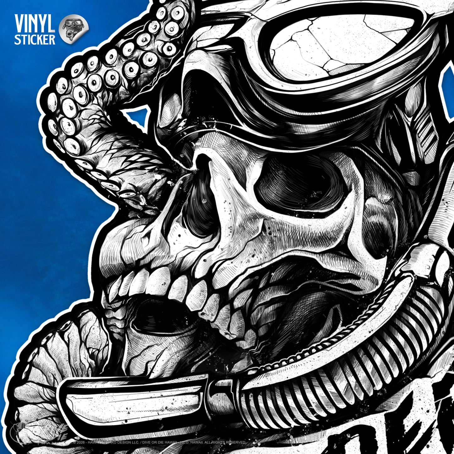 "GO DEEP OR GO HOME" - Vinyl Sticker