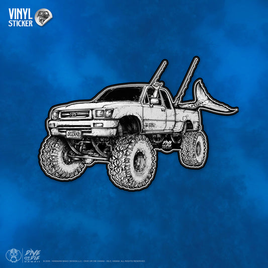 "GONE FISHING" - Vinyl Sticker