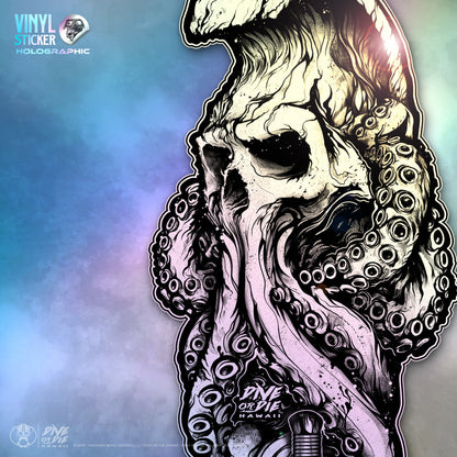 TAKO SKULL -HOLOGRAPHIC - Vinyl Sticker