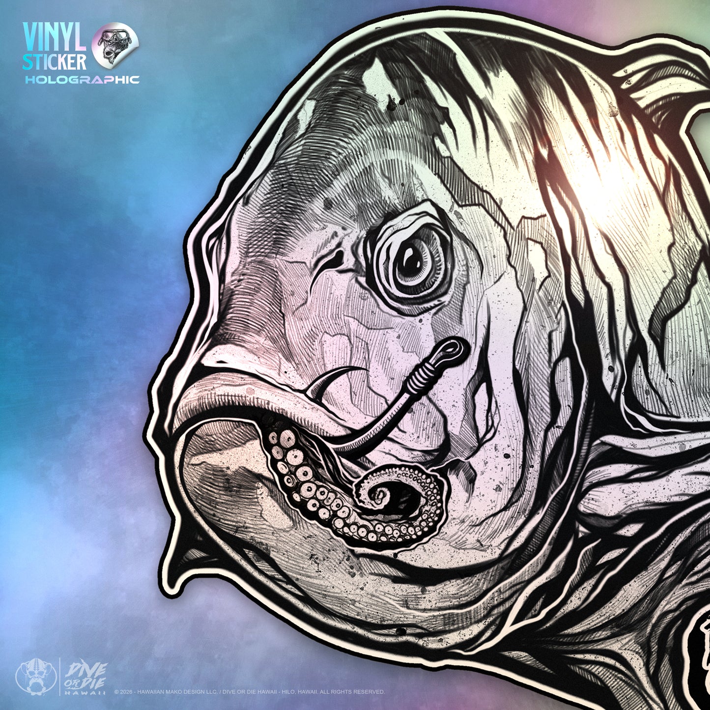 ULUA -HOLOGRAPHIC- Vinyl Sticker