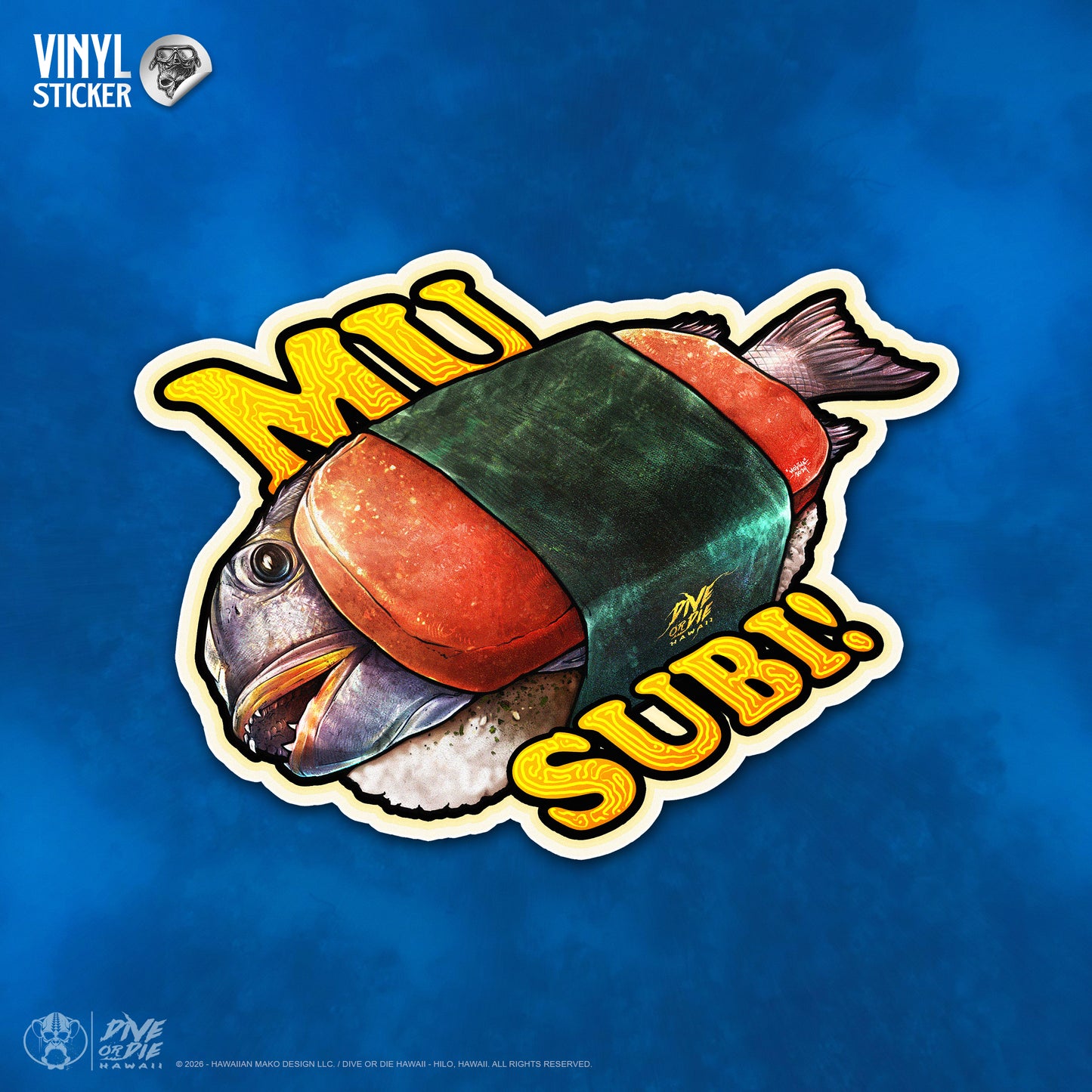 MU-SUBI! - Vinyl Sticker