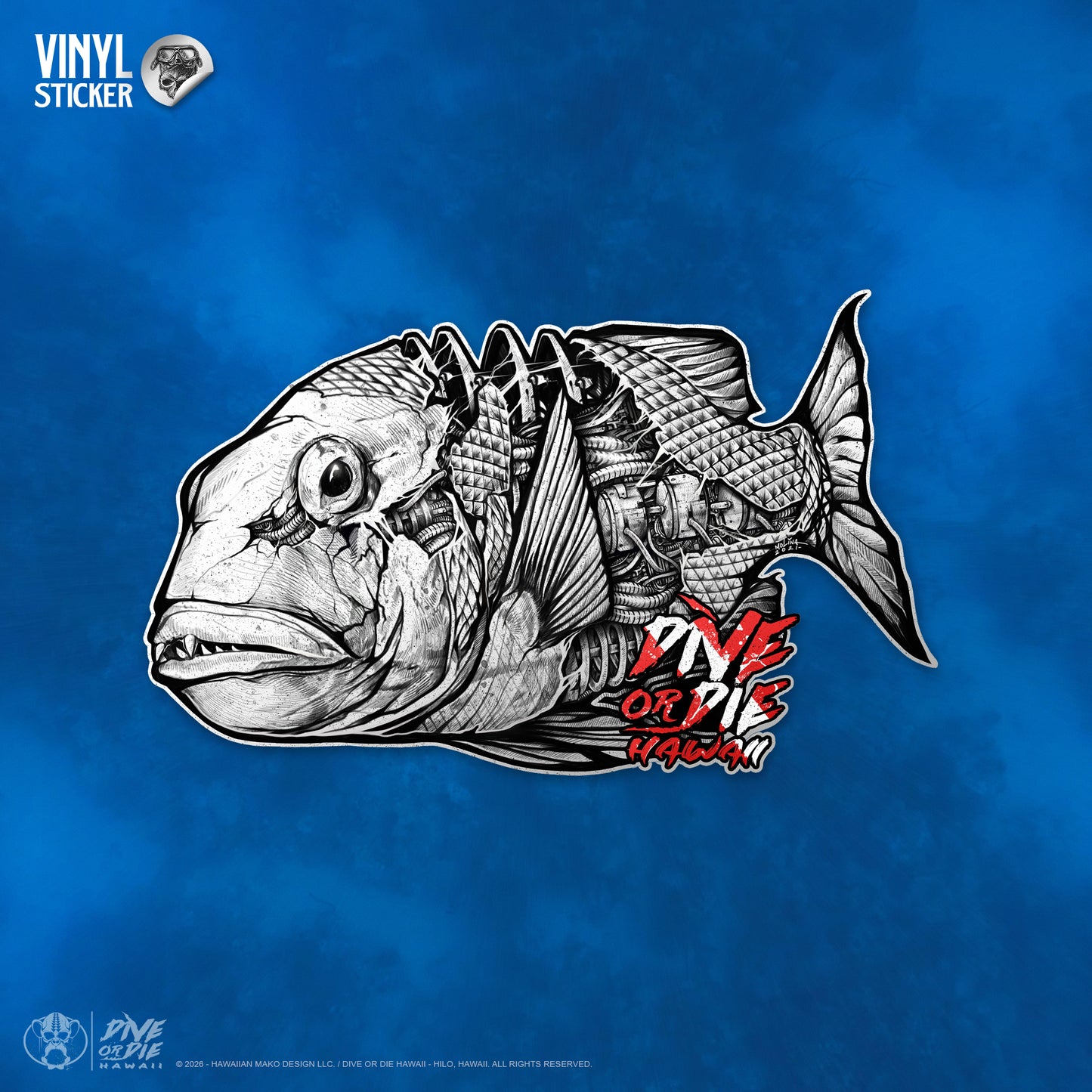 "MU MECHA" - Vinyl Sticker