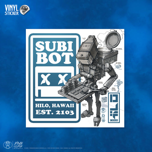 SUBI-BOT (CONCEPT) - Vinyl Sticker