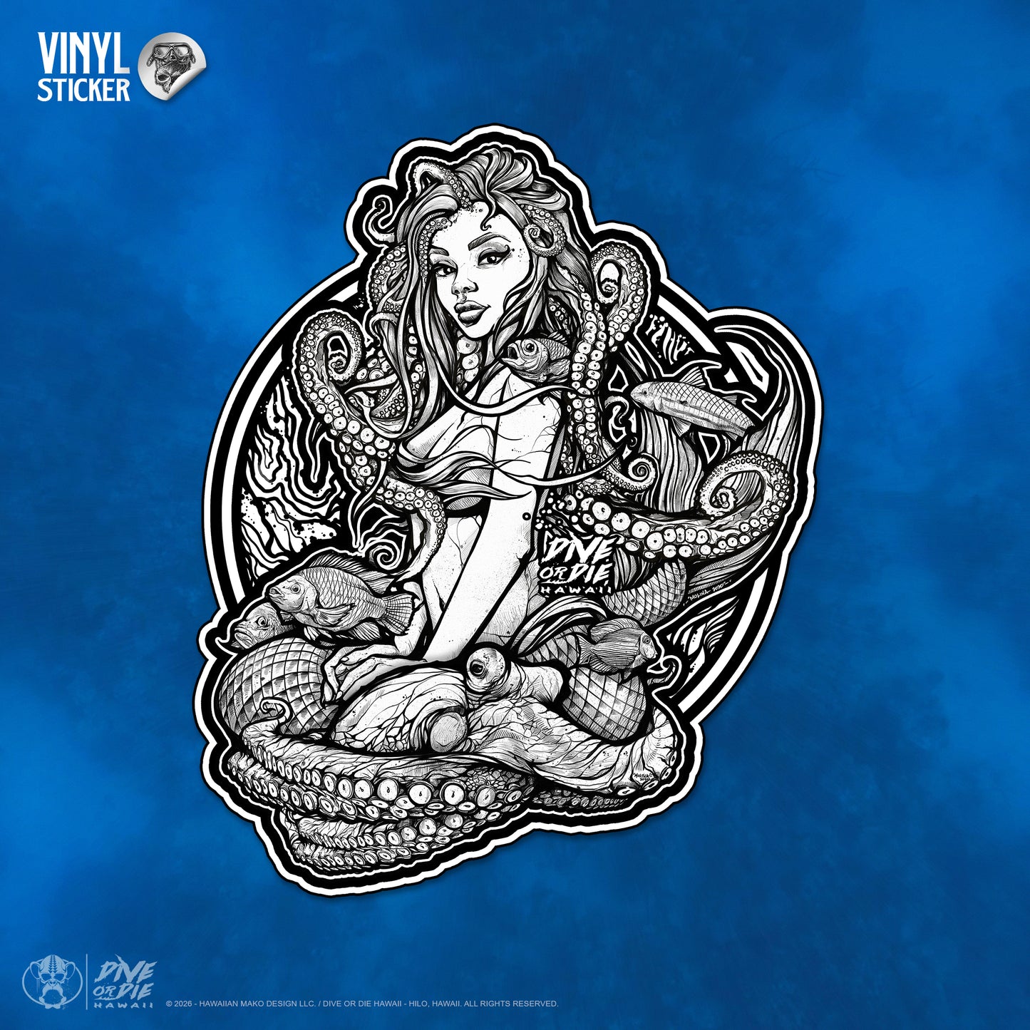 TAKO QUEEN XL - Vinyl Sticker