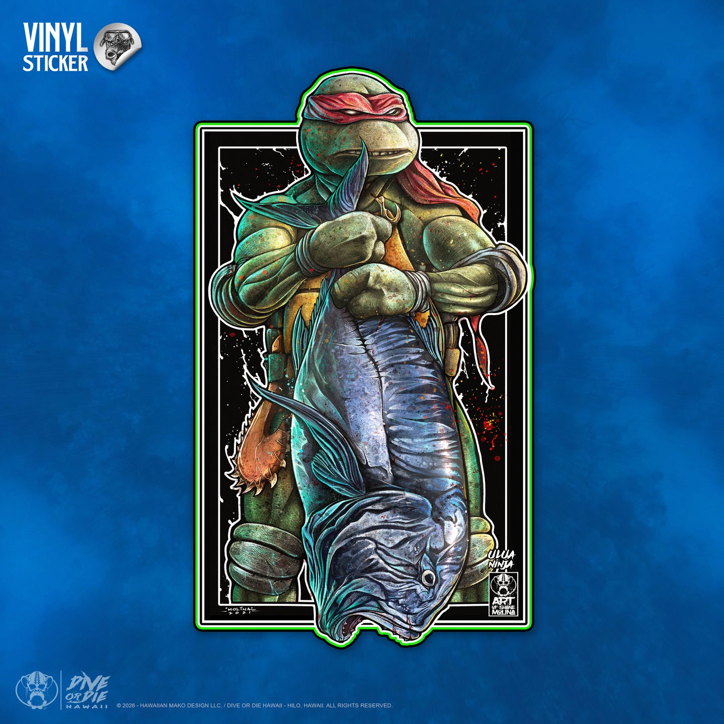 ULUA NINJAH - Vinyl Sticker