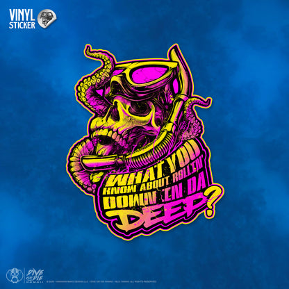 "ROLLIN' DOWN" -VIBE- Vinyl Sticker