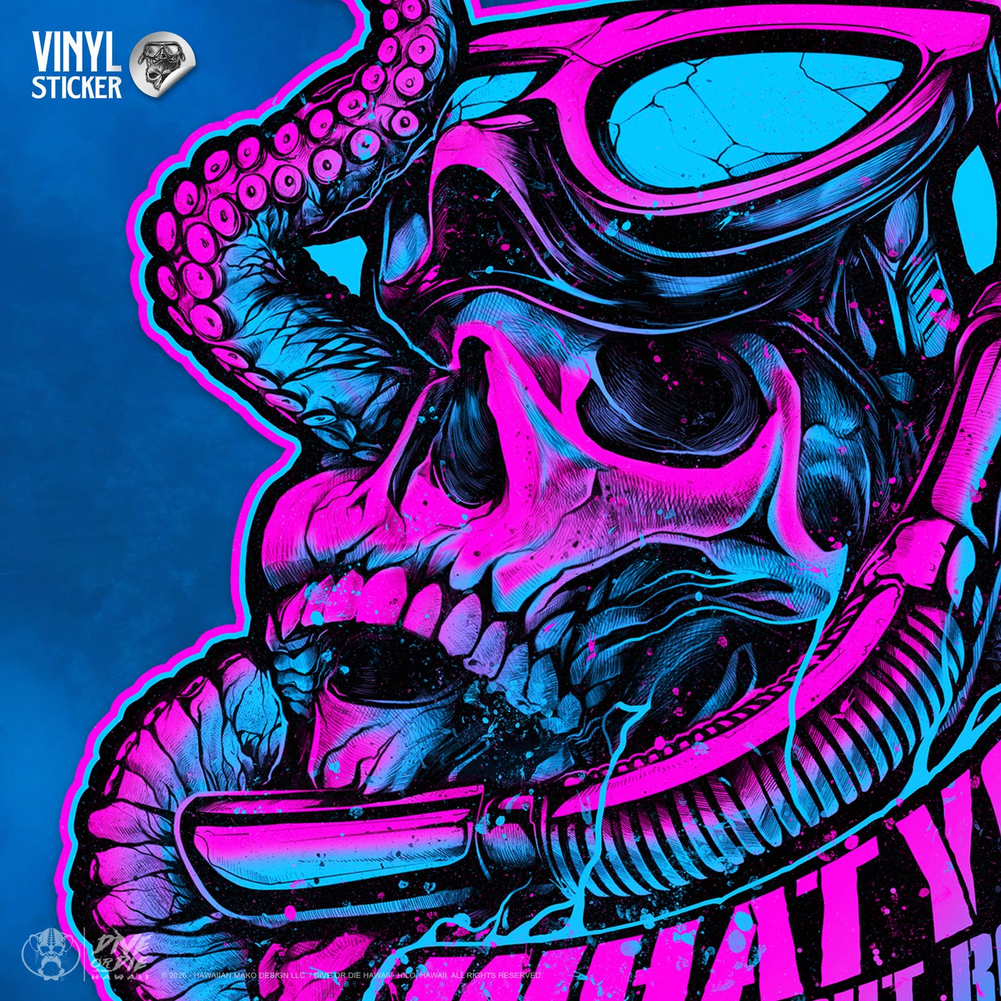 "ROLLIN' DOWN" -CHILL- Vinyl Sticker"