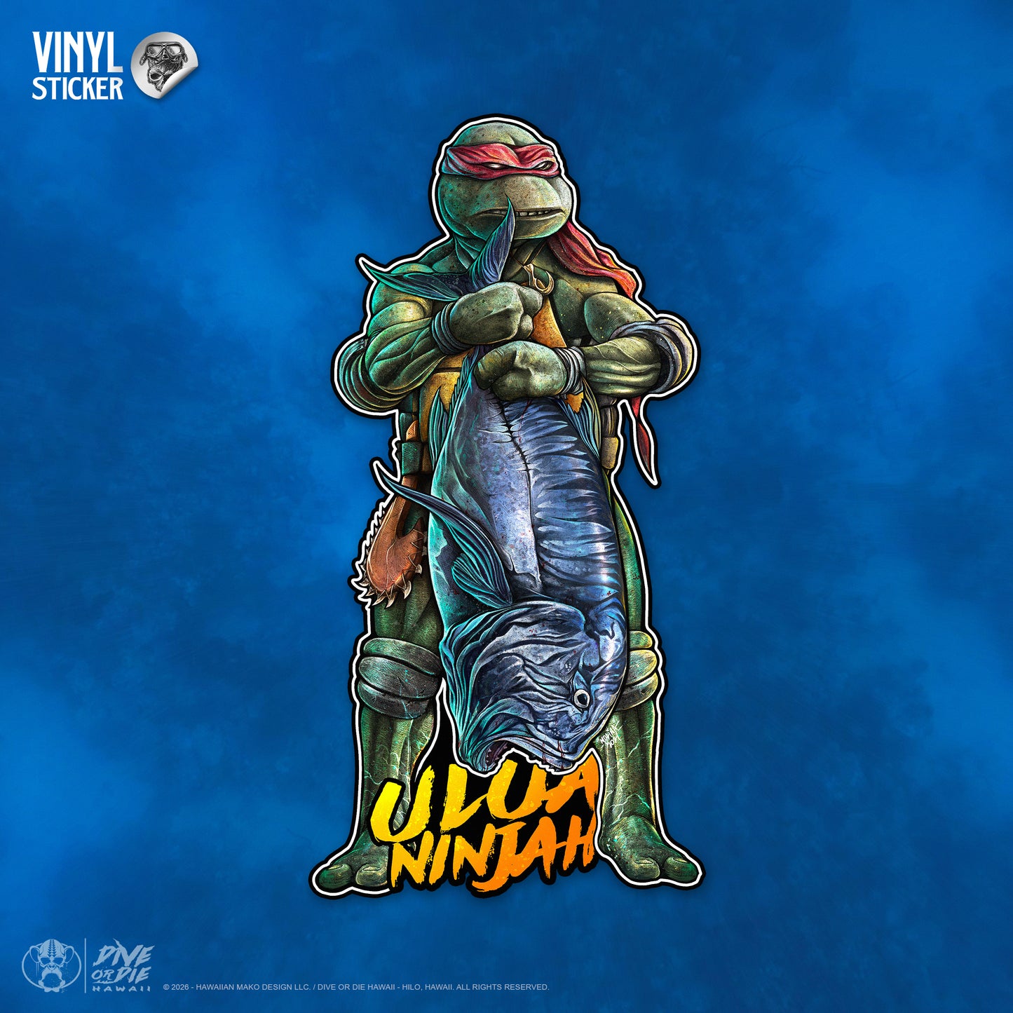 DA ULUA NINJA - Vinyl Sticker
