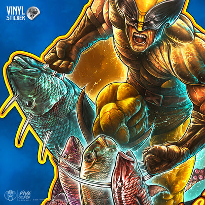 WOLVERINE ANGLER - Vinyl Sticker